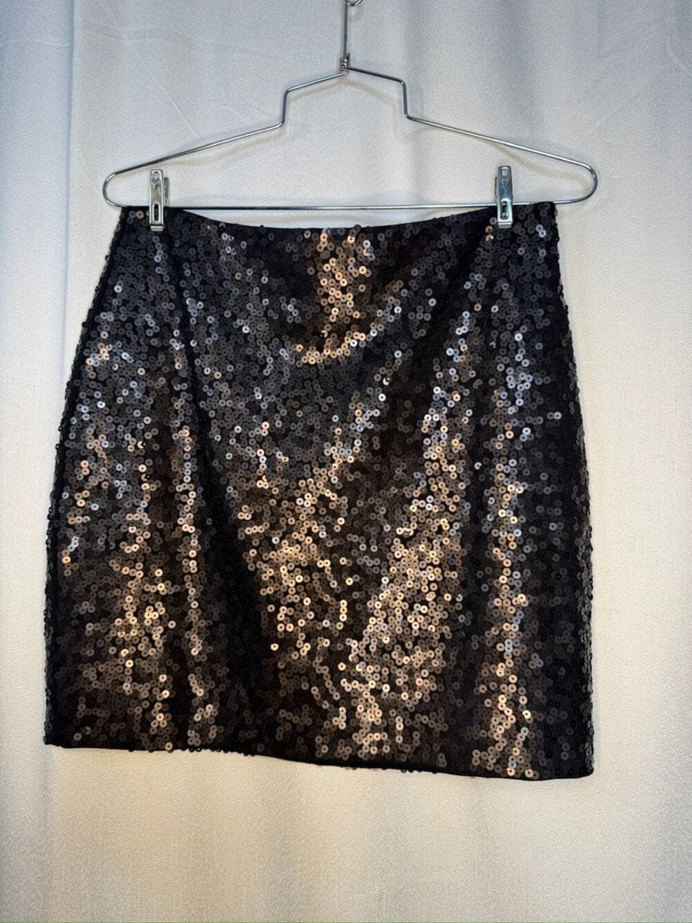 425. Paige Black Sequin Mini Skirt Size L NWT - Thumbnail 8