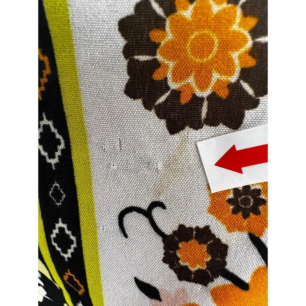 417. Gypsie Blu Floral Boho Caftan Poncho Cover Up One Size - Thumbnail 6