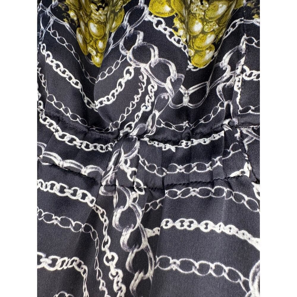 421. CAbi Silk Chain Print Sleeveless Tunic Top Size M - Thumbnail 5