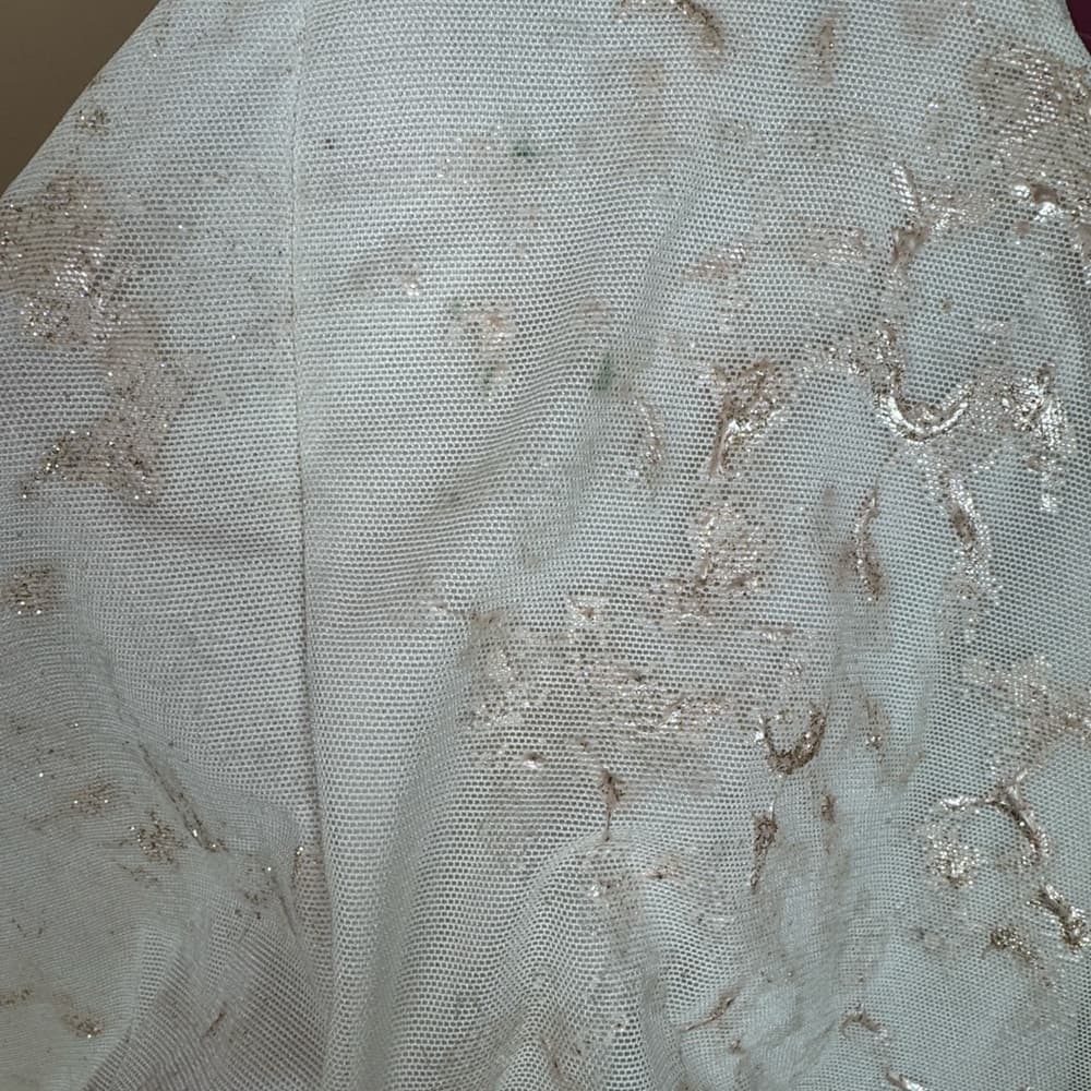 255. HOLT Maison De Luxe Embellished Floral Sequin Dress Size M - Thumbnail 8