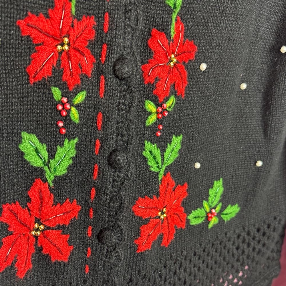 276. Designers Originals Studio Joy embroidered cardigan L - Thumbnail 6
