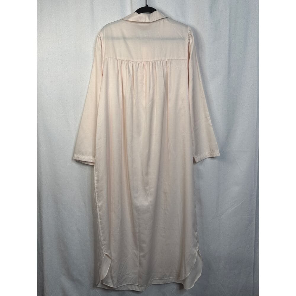 353. Delicates Embroidered Lace Trim Nightgown Sleep Dress Large - Thumbnail 6
