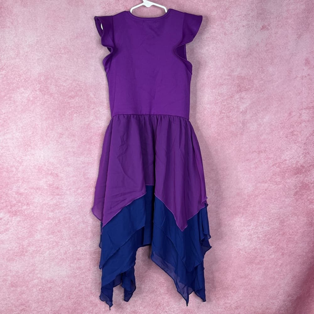 110. Disney D-Signed Purple Layered Dress Girls S EUC - Thumbnail 2