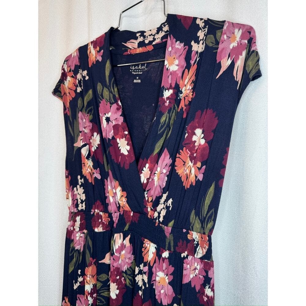 377. Isabel Maternity by Ingrid & Isabel Floral Maxi Dress Size Medium - Thumbnail 4