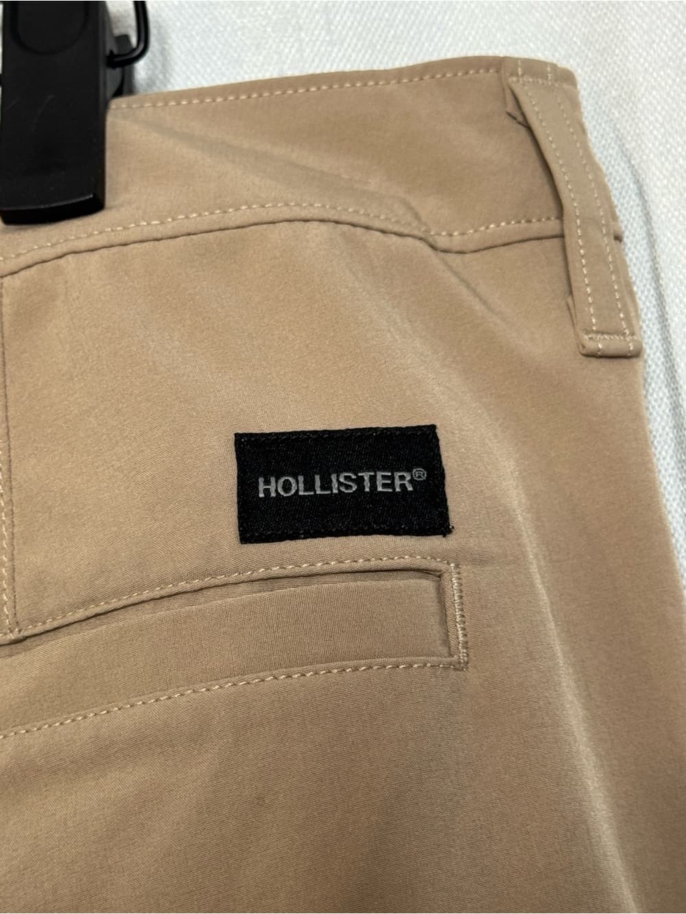 345. Hollister California Khaki Performance Stretch Shorts Size 34 - Thumbnail 4