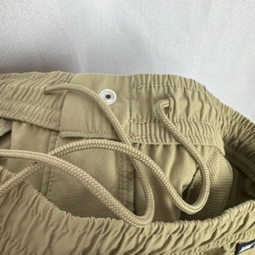 333. Nike Dri-FIT Woven Jogger Pants Beige Athletic Zip Pocket Men’s L - Thumbnail 6