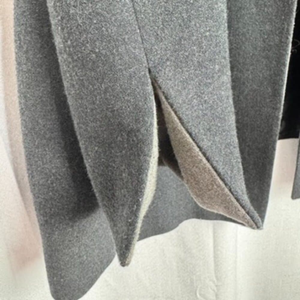 336. Kasper Gray Open Front Career Jacket Blazer Women’s Size L - Thumbnail 9