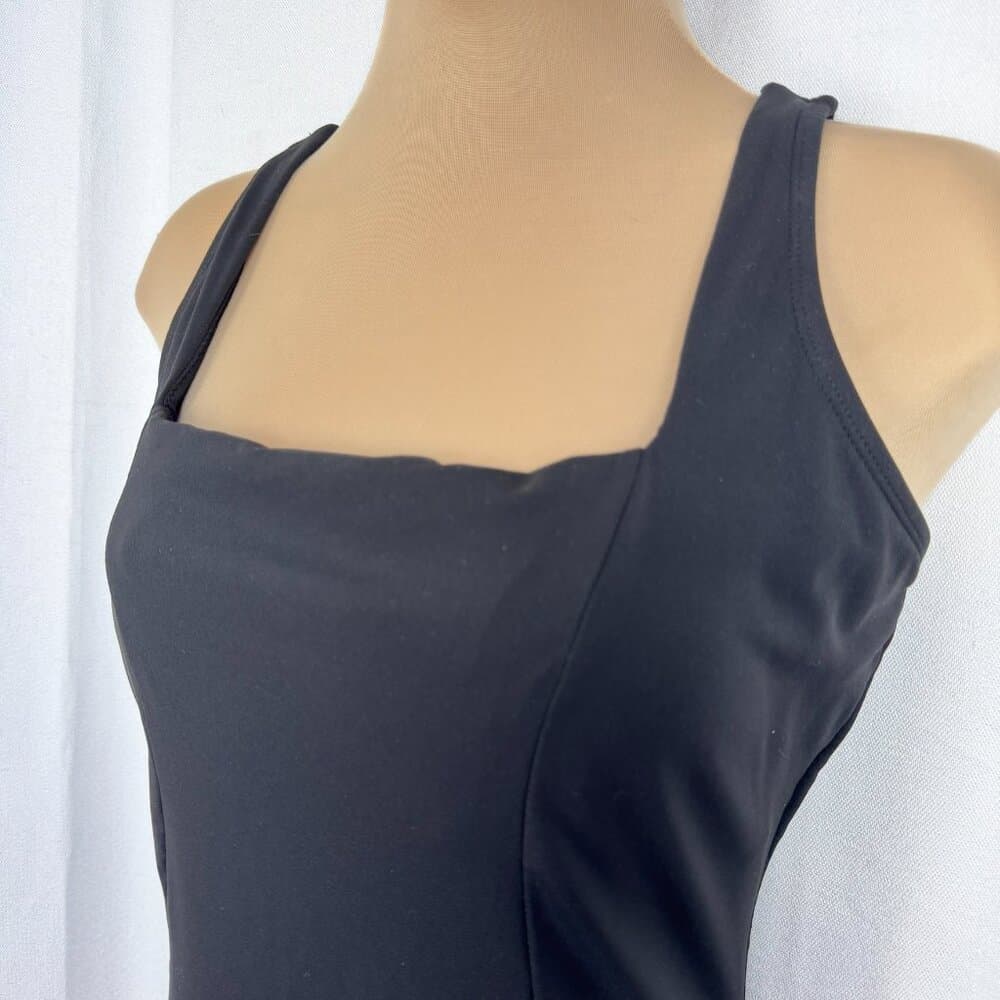 330. TA3 Black Lace-Up Back One-Piece Swimsuit XL - Thumbnail 3