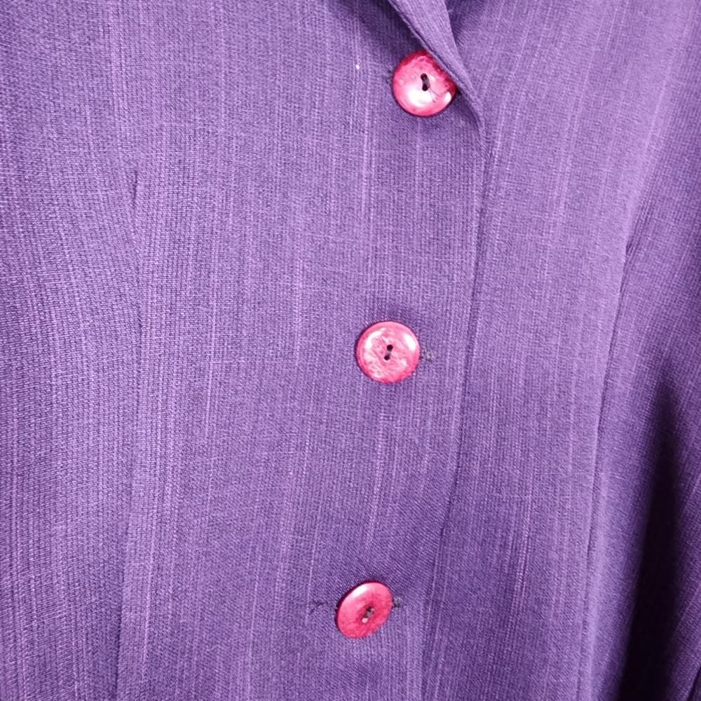 195. NWT Vintage D.J. Summers Purple Skirt Suit Set 18M - Thumbnail 5