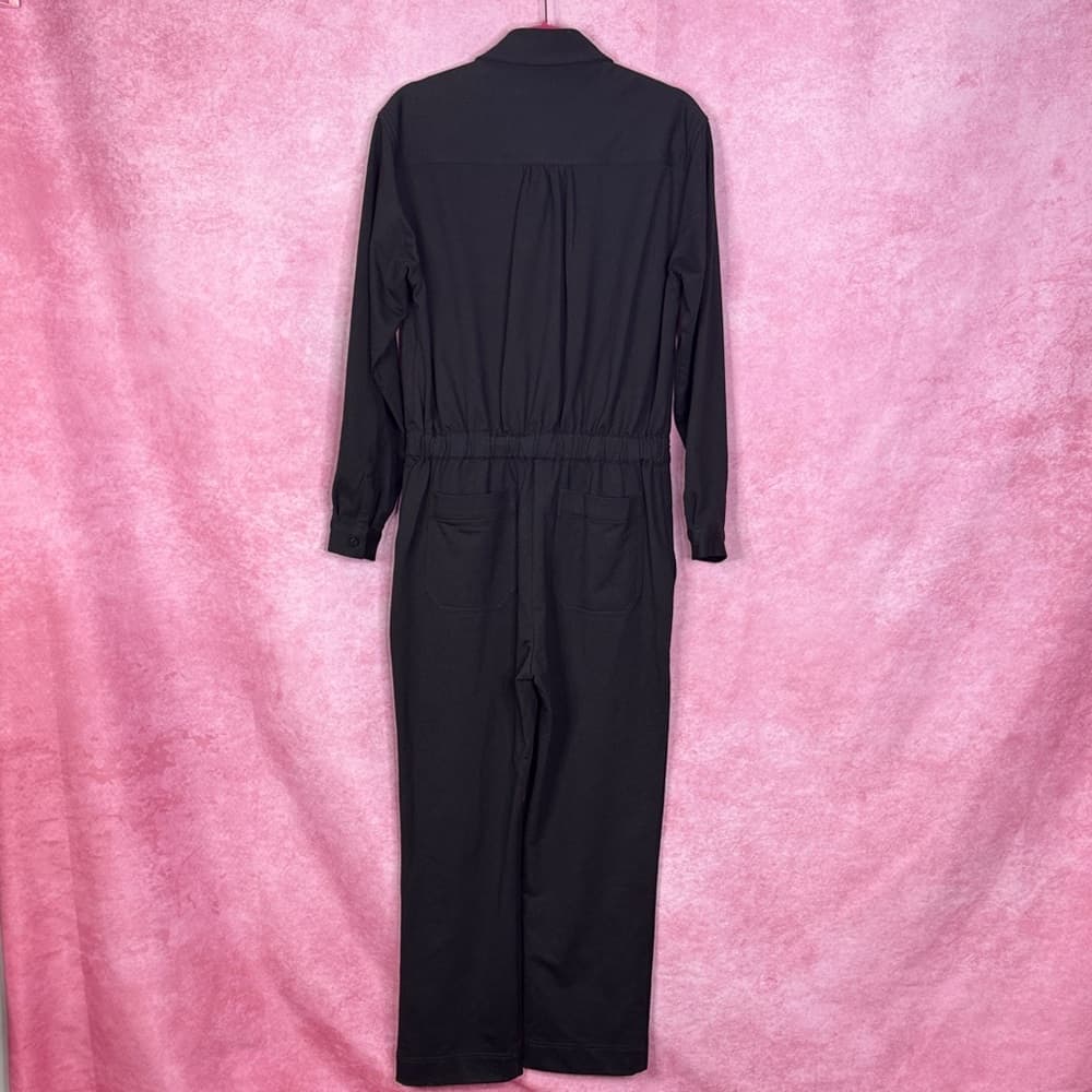 246. ByEtcetera Black Belted Utility Jumpsuit Size 6 - Thumbnail 4