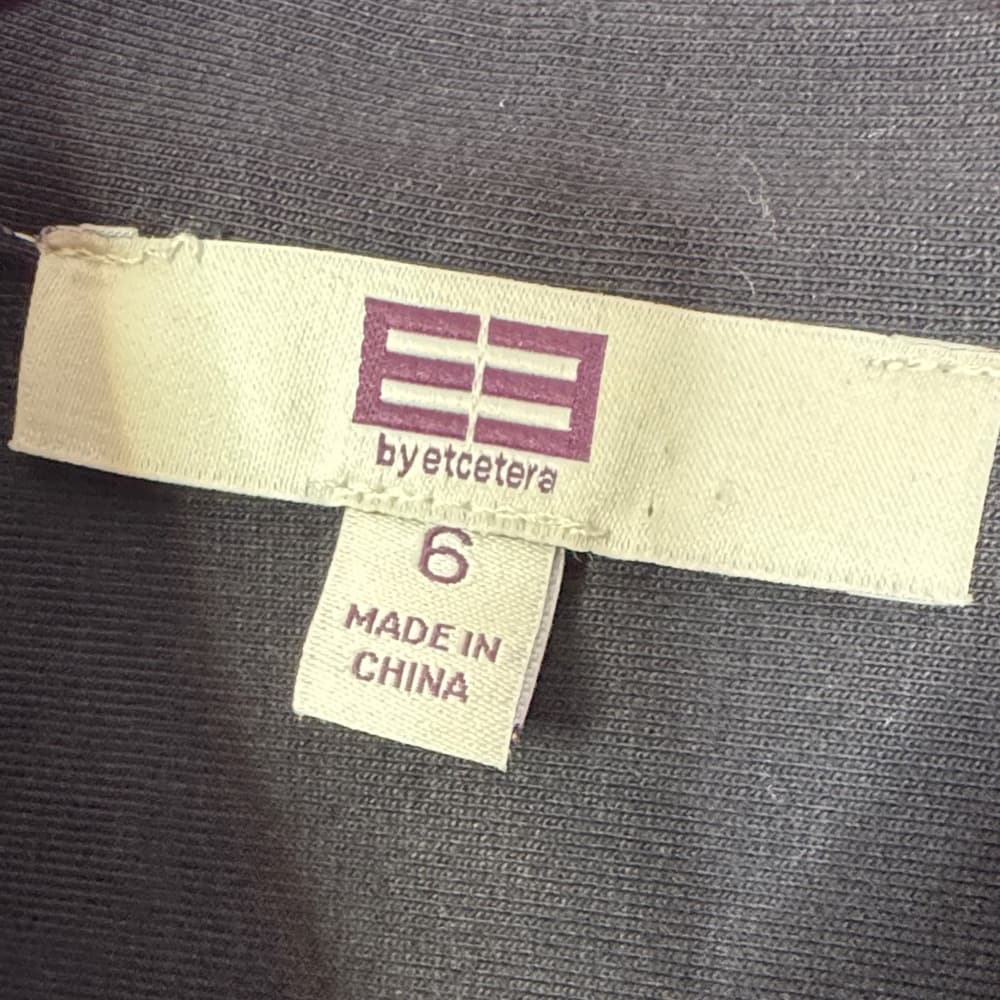 246. ByEtcetera Black Belted Utility Jumpsuit Size 6