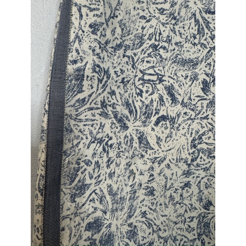 384. Elliott Lauren Blue White Floral Print Pencil Skirt Size 8 - Thumbnail 6