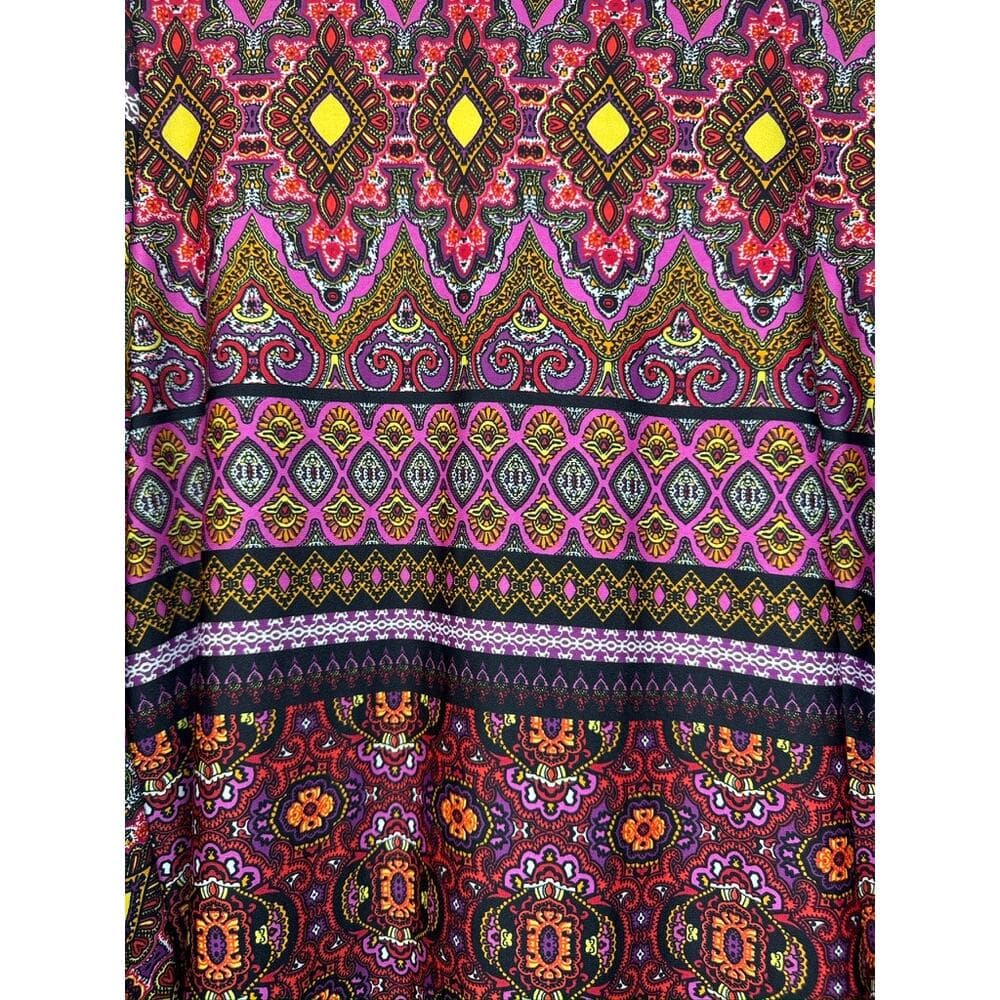 381. Ashley Stewart Paisley Boho Kimono Sleeve Dress Size 14/16 - Thumbnail 6