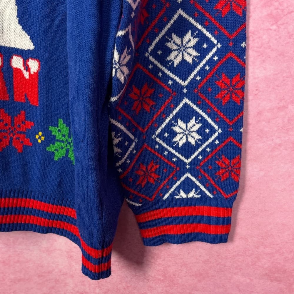 252. Rockin’ Around Frothy the Snowman Christmas Sweater XXL - Thumbnail 3