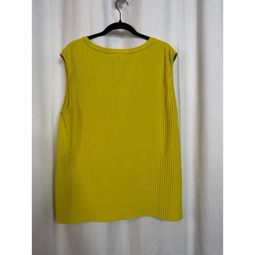 349. Lime Green Ribbed 3 Piece Set Top XL Vest L Pants L - Thumbnail 12