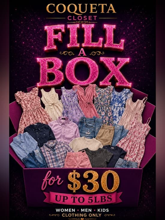 Fill A Box Up to 5lbs $30 | Live Claim Sale | Women, Men & Kids Clothing 🛍️🎉 - Thumbnail 2