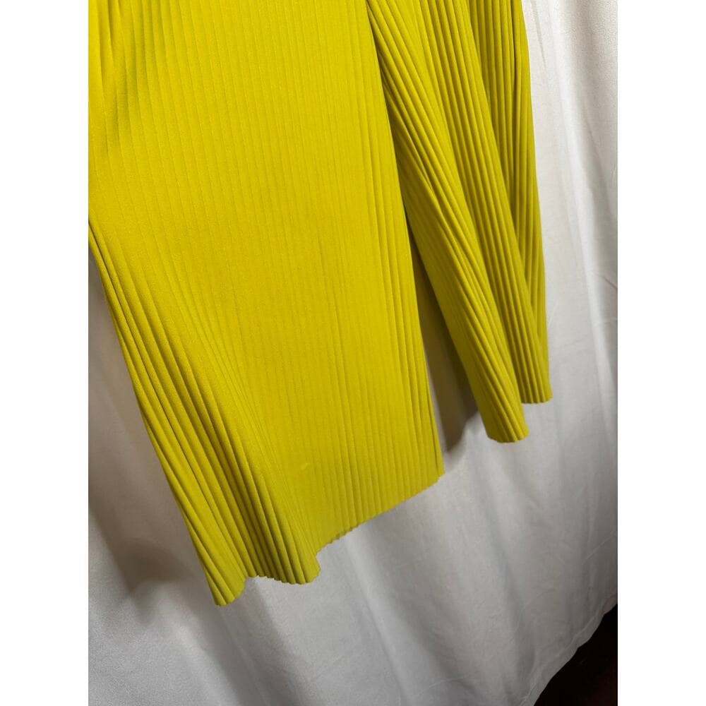 349. Lime Green Ribbed 3 Piece Set Top XL Vest L Pants L - Thumbnail 5