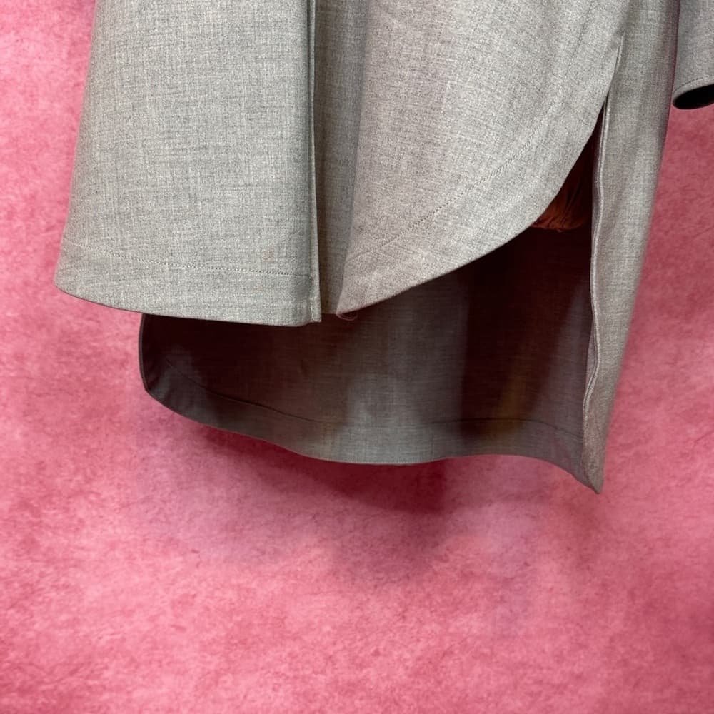 132. ZARA Gray Shirt Dress XS - Thumbnail 5