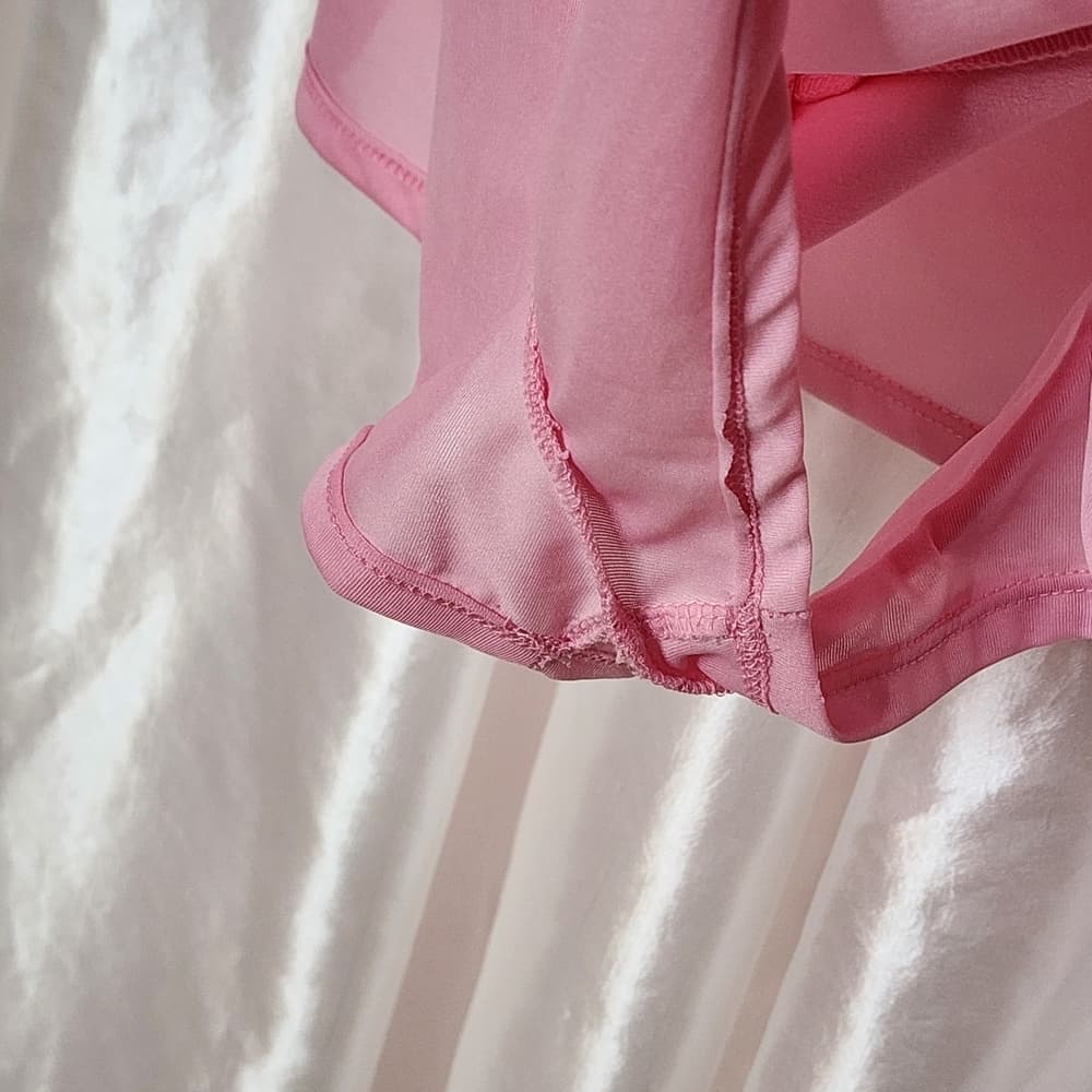 107. ZARA Elegant Pink One-Shoulder Dress - Thumbnail 5