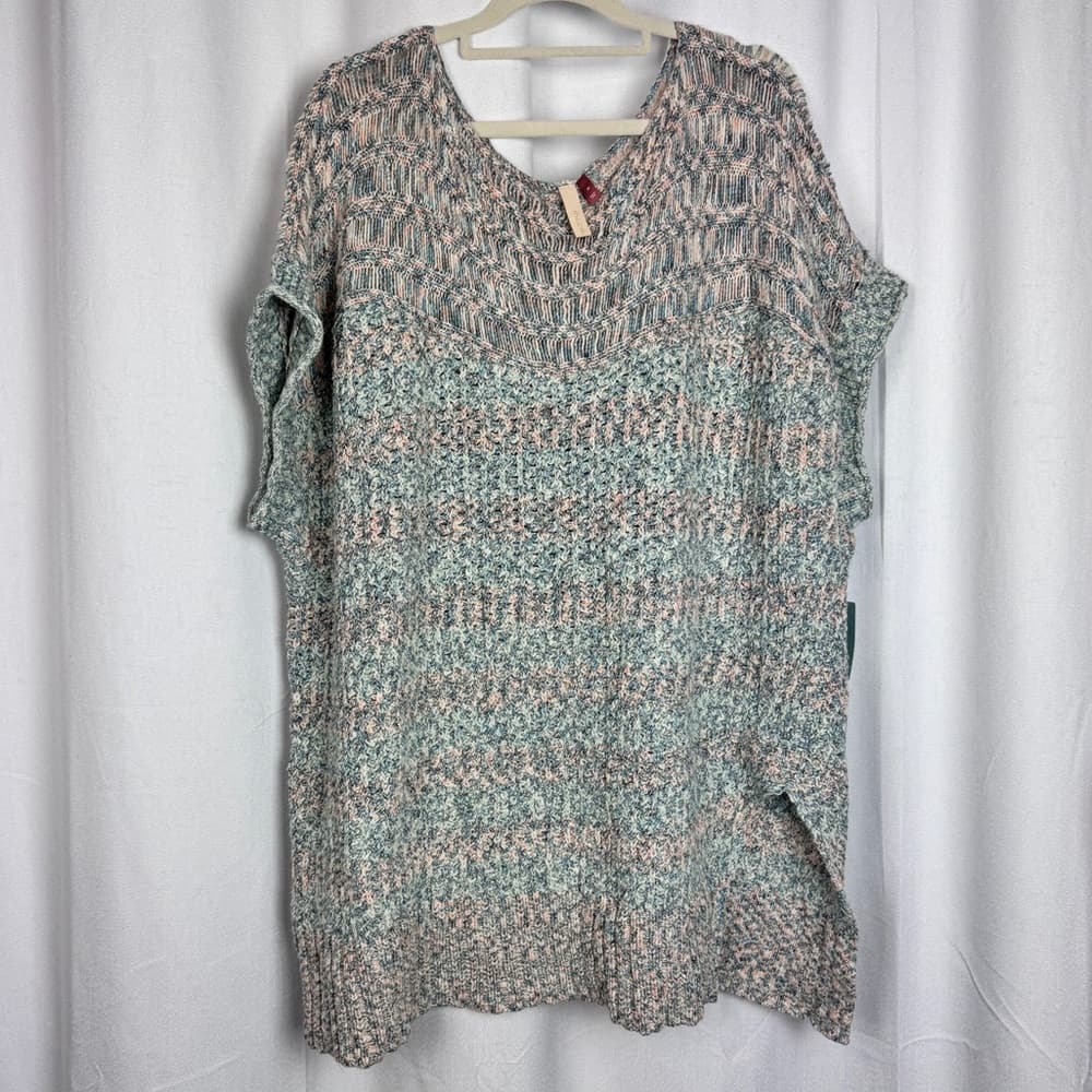 309. NWT Pilcro Textured Knit Tunic Sweater Top 3X - Thumbnail 2