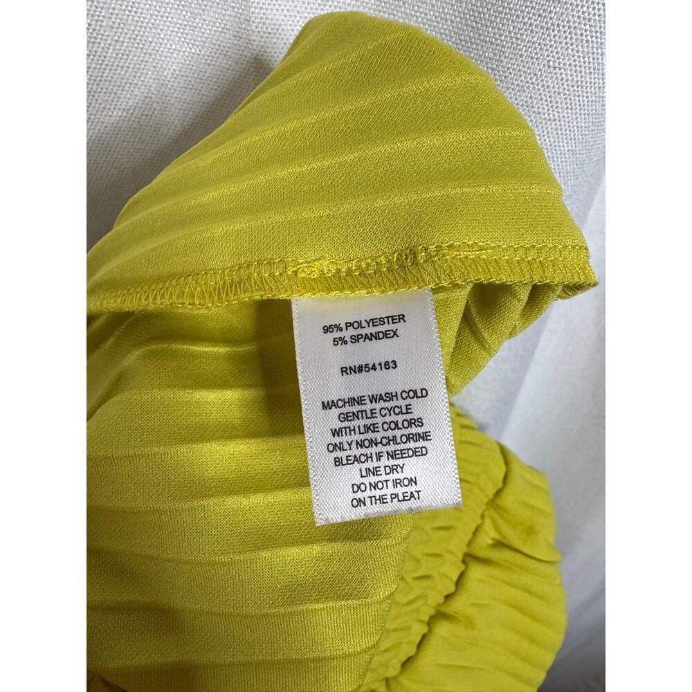 349. Lime Green Ribbed 3 Piece Set Top XL Vest L Pants L - Thumbnail 7