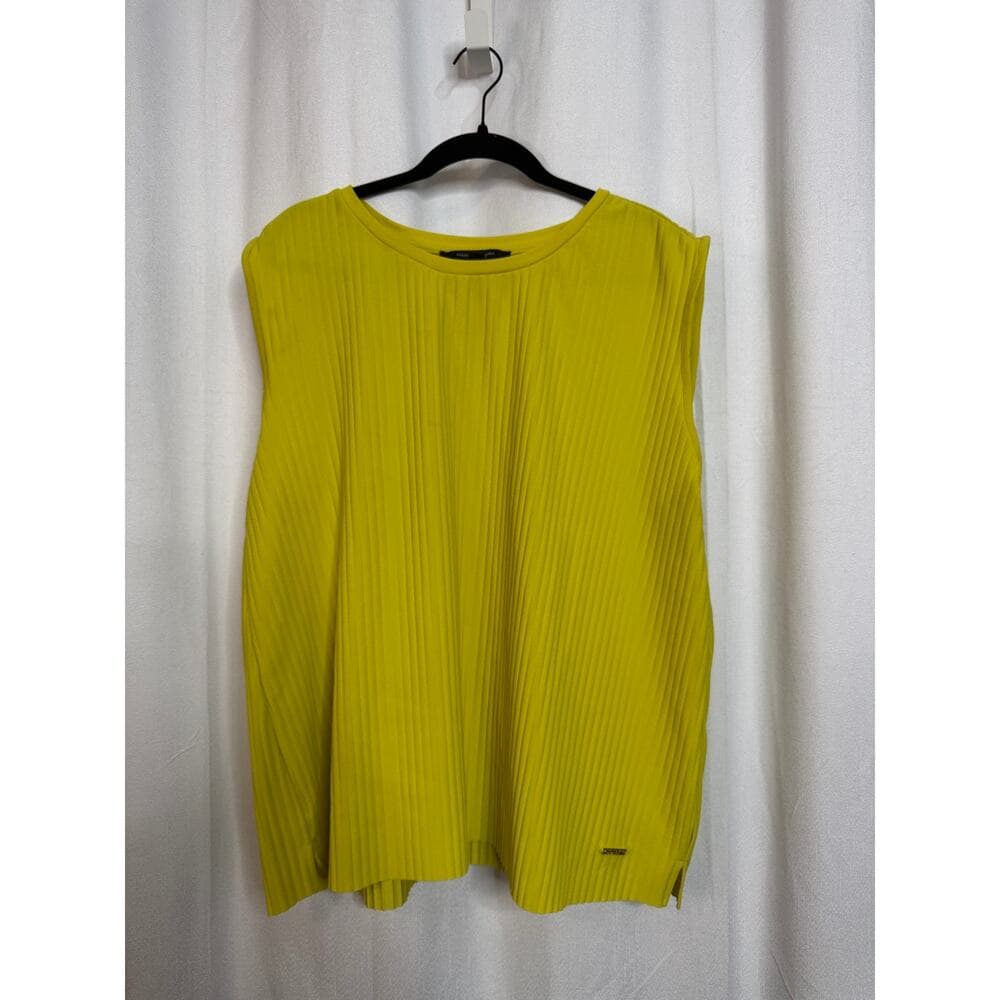349. Lime Green Ribbed 3 Piece Set Top XL Vest L Pants L - Thumbnail 8