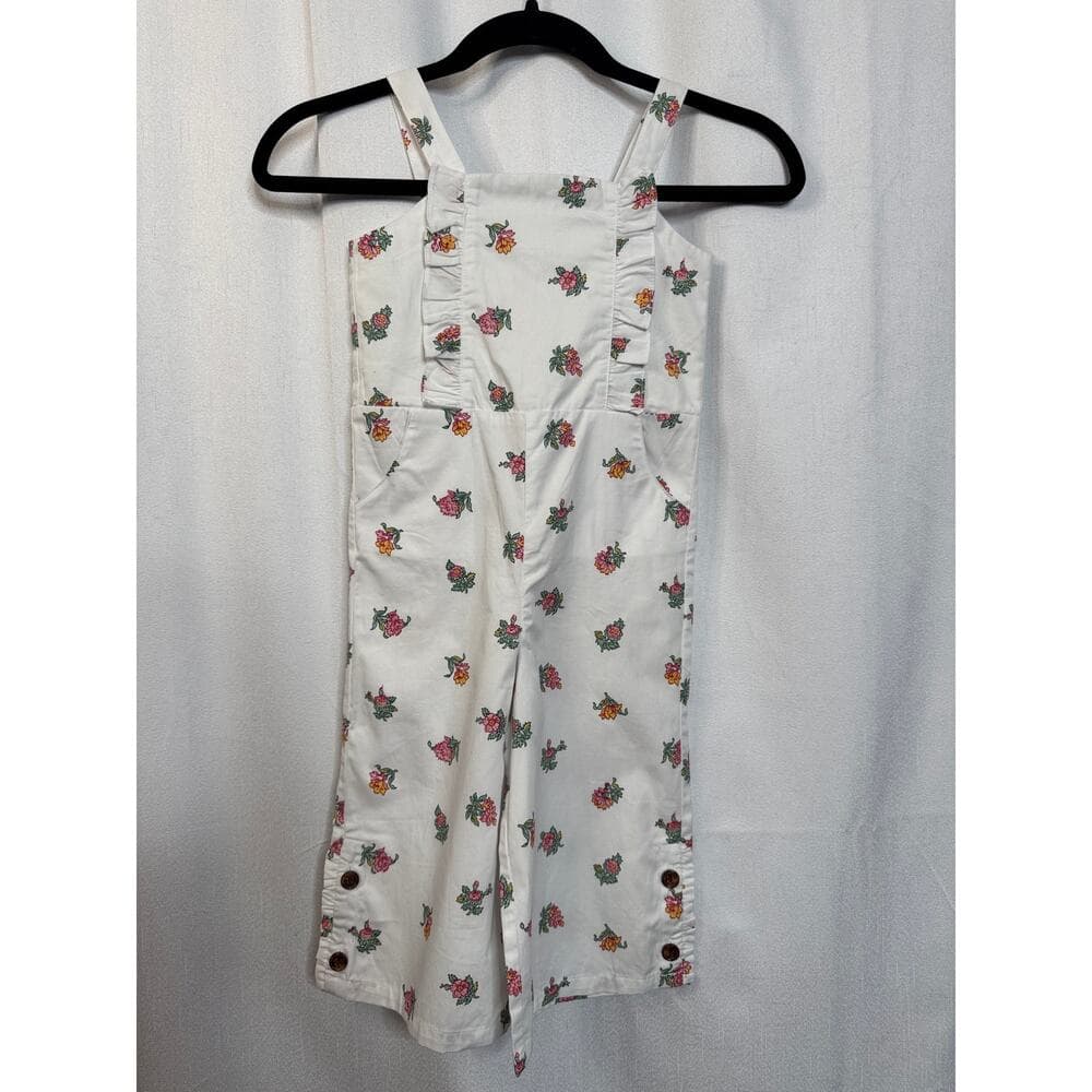 359. Janie and Jack NWT Floral Wide Leg Jumpsuit Girls Size 4