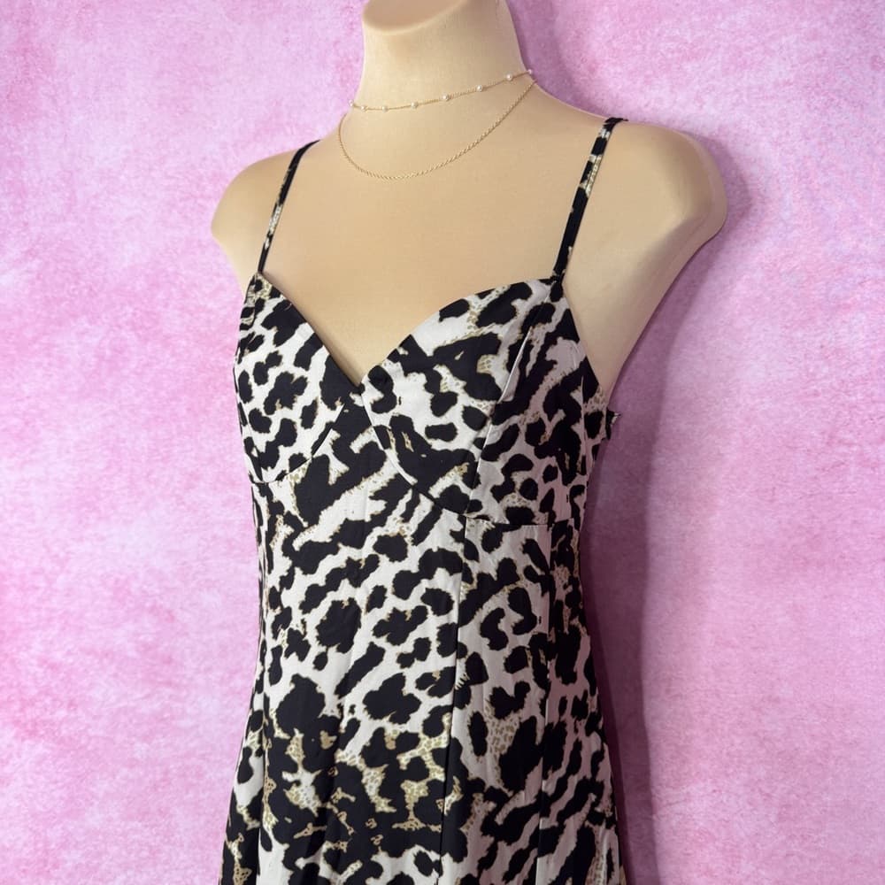 206. X&Z Leopard Print Maxi Dress Size S - Thumbnail 3
