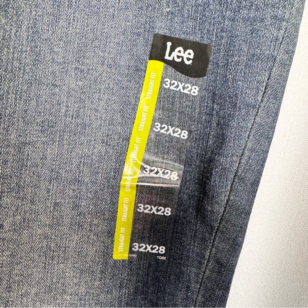 321. Lee Men's Denim Jeans in Classic Blue - Thumbnail 4