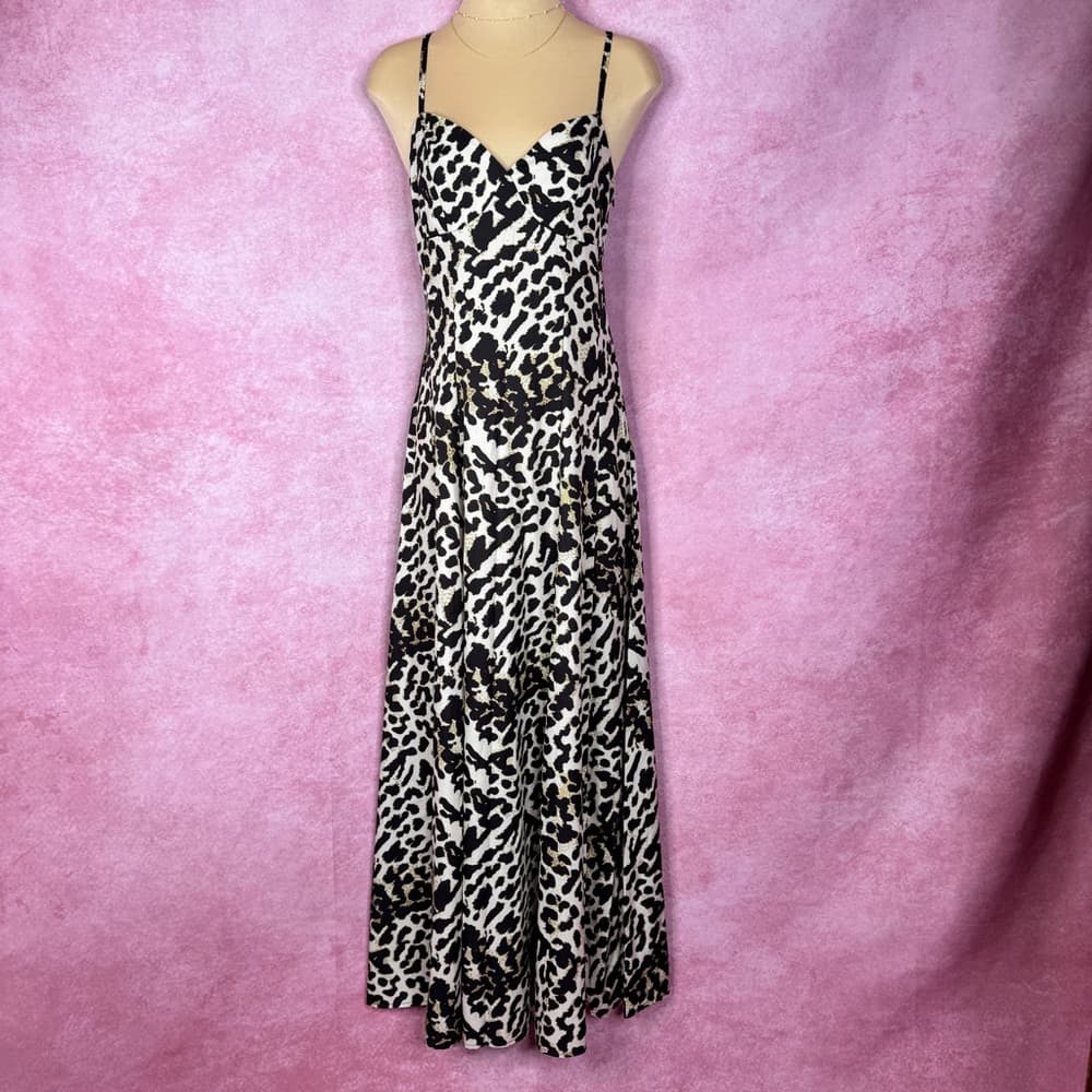 206. X&Z Leopard Print Maxi Dress Size S - Thumbnail 6