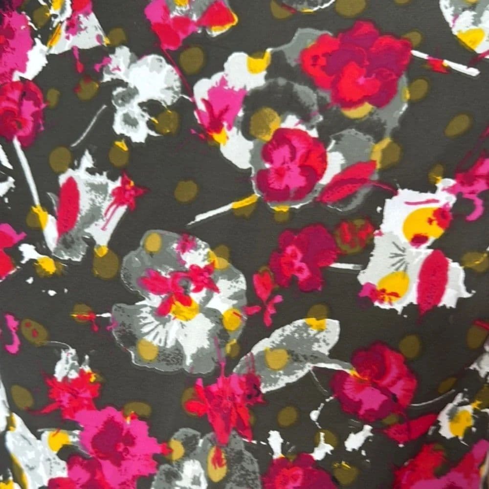 89. RACHEL Rachel Roy Multicolor Floral Dress Extra Small - Thumbnail 3