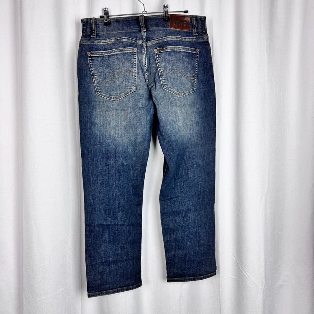 321. Lee Men's Denim Jeans in Classic Blue - Thumbnail 2