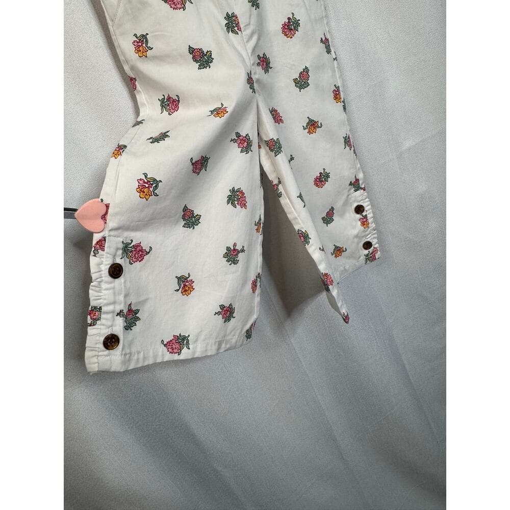 359. Janie and Jack NWT Floral Wide Leg Jumpsuit Girls Size 4 - Thumbnail 5
