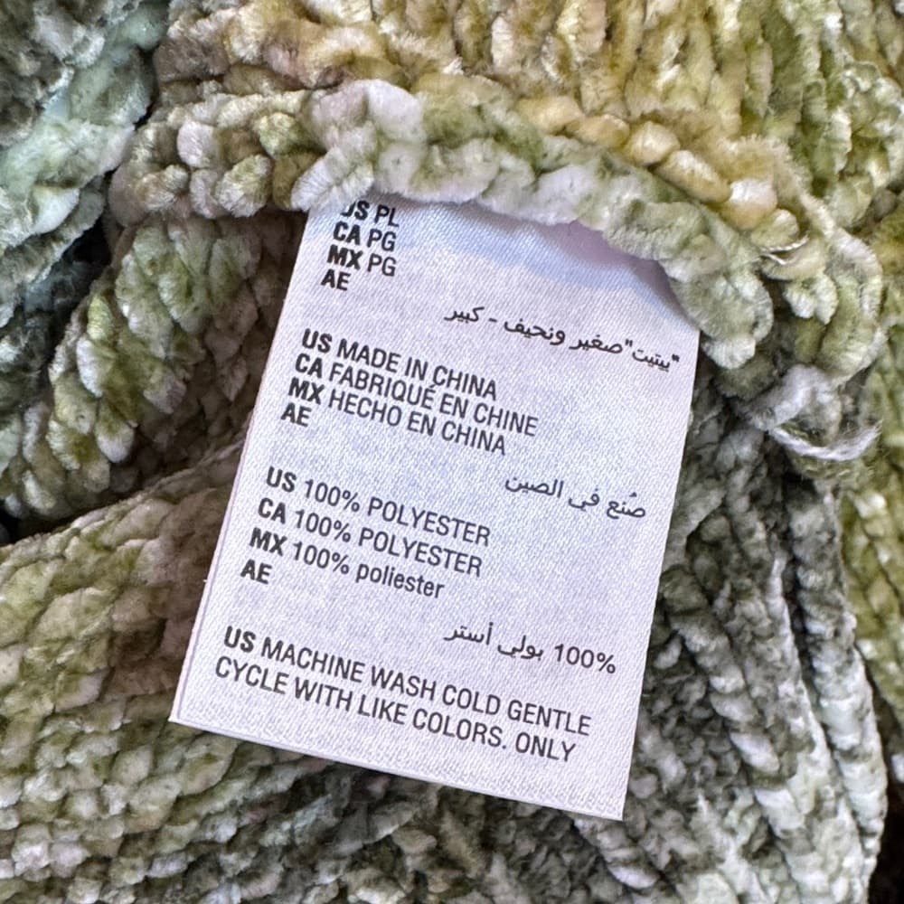 134. Style & Co Chenille Striped Sweater Green Multi PL - Thumbnail 7