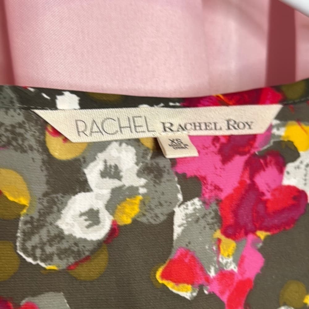 89. RACHEL Rachel Roy Multicolor Floral Dress Extra Small