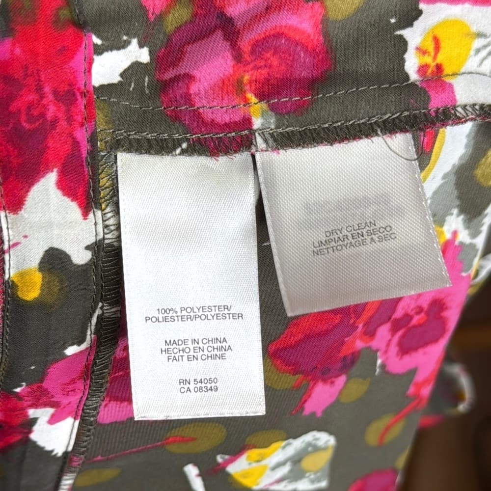 89. RACHEL Rachel Roy Multicolor Floral Dress Extra Small - Thumbnail 5