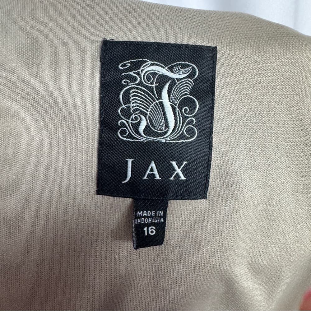 319. JAX Elegant Black and Cream Dress