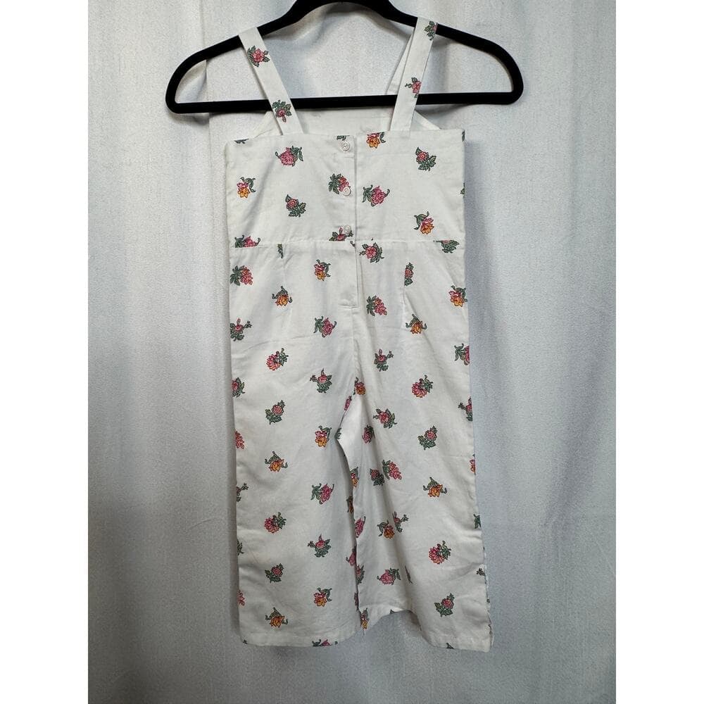 359. Janie and Jack NWT Floral Wide Leg Jumpsuit Girls Size 4 - Thumbnail 4