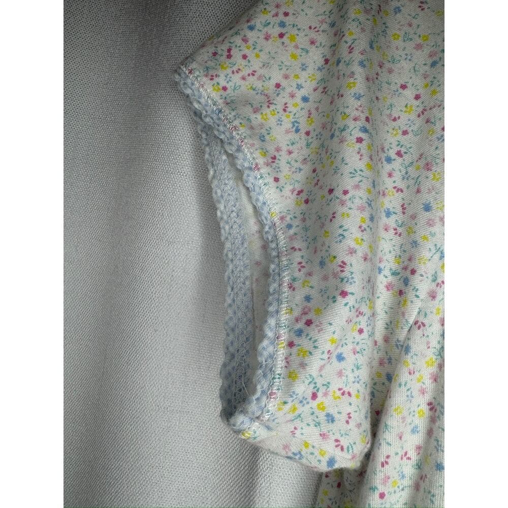 407. Aria Floral Ditsy Print Short Sleeve Nightgown House Dress Size Small - Thumbnail 5