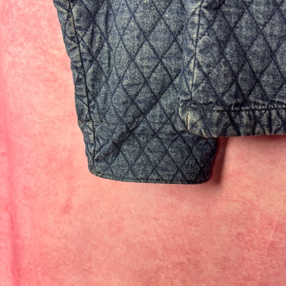 274. Haik’s Snowman Quilted Denim Jacket L - Thumbnail 9