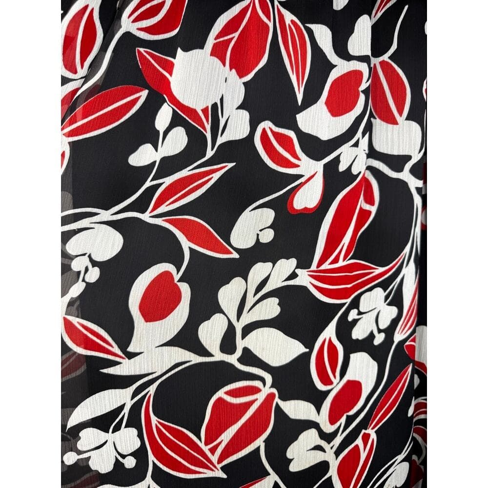 410. Studio I Floral Sleeveless Dress with Cropped Jacket Size 10 - Thumbnail 11