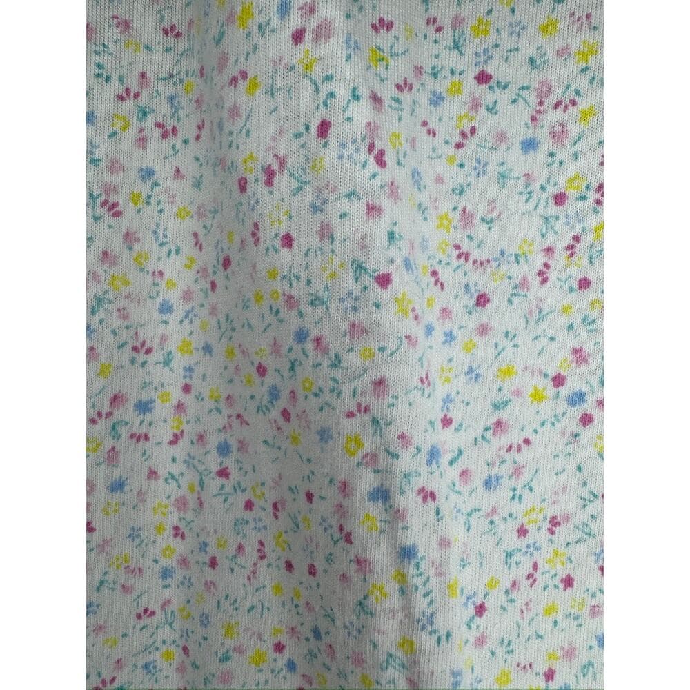407. Aria Floral Ditsy Print Short Sleeve Nightgown House Dress Size Small - Thumbnail 6
