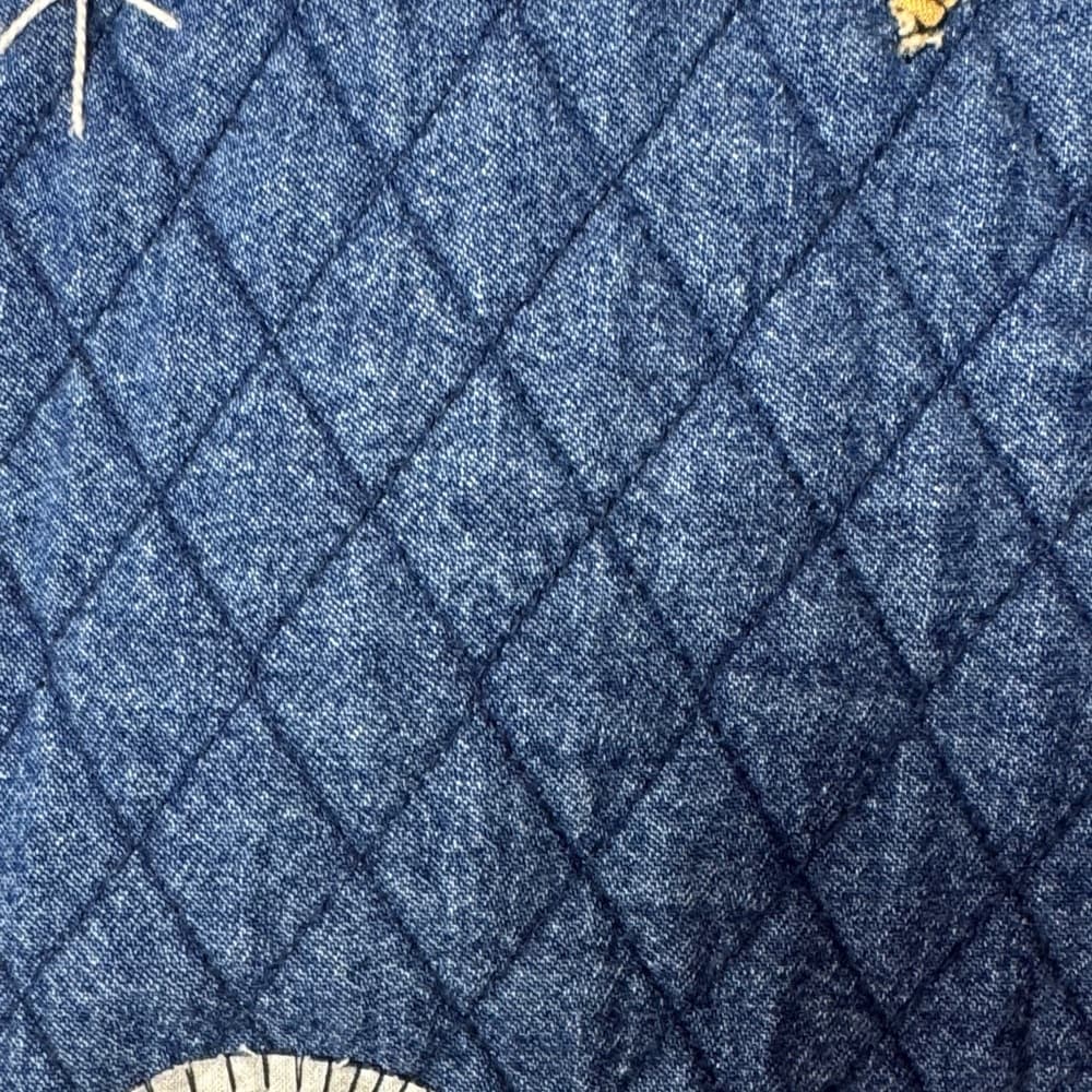 274. Haik’s Snowman Quilted Denim Jacket L - Thumbnail 6