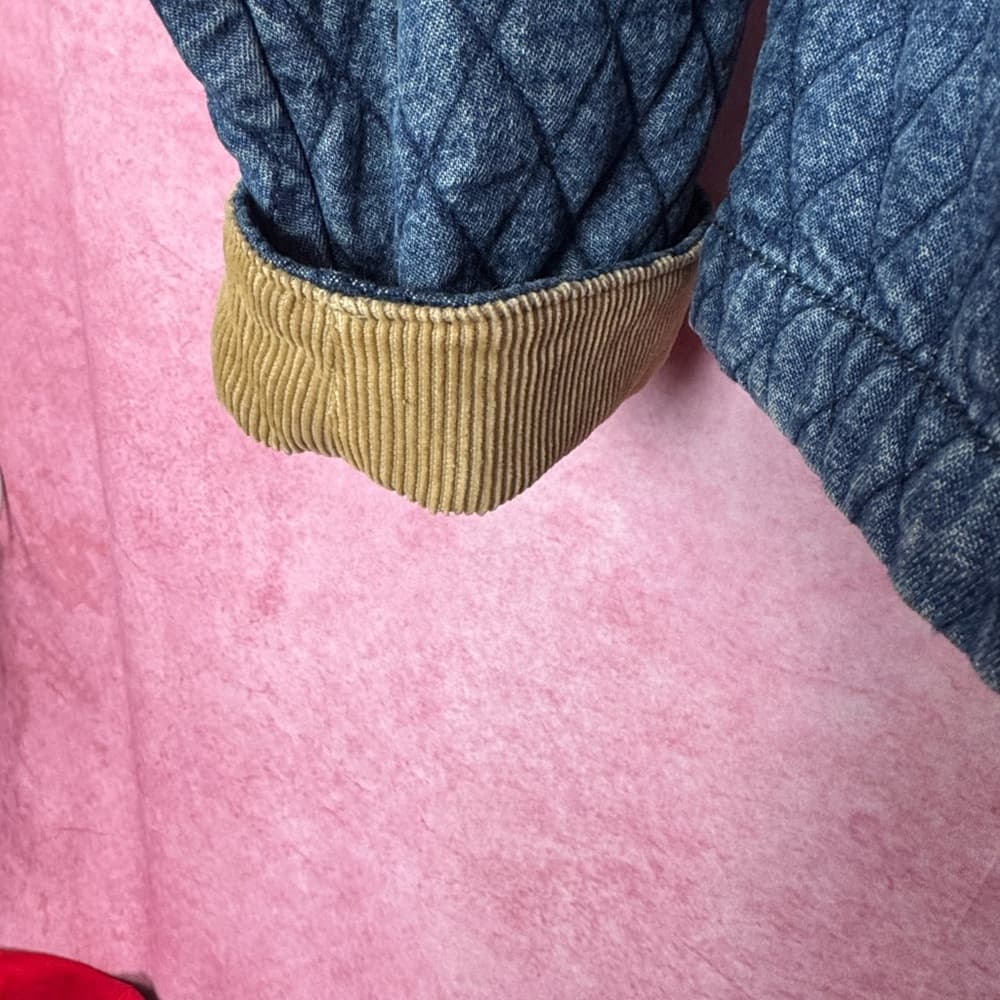 274. Haik’s Snowman Quilted Denim Jacket L - Thumbnail 8