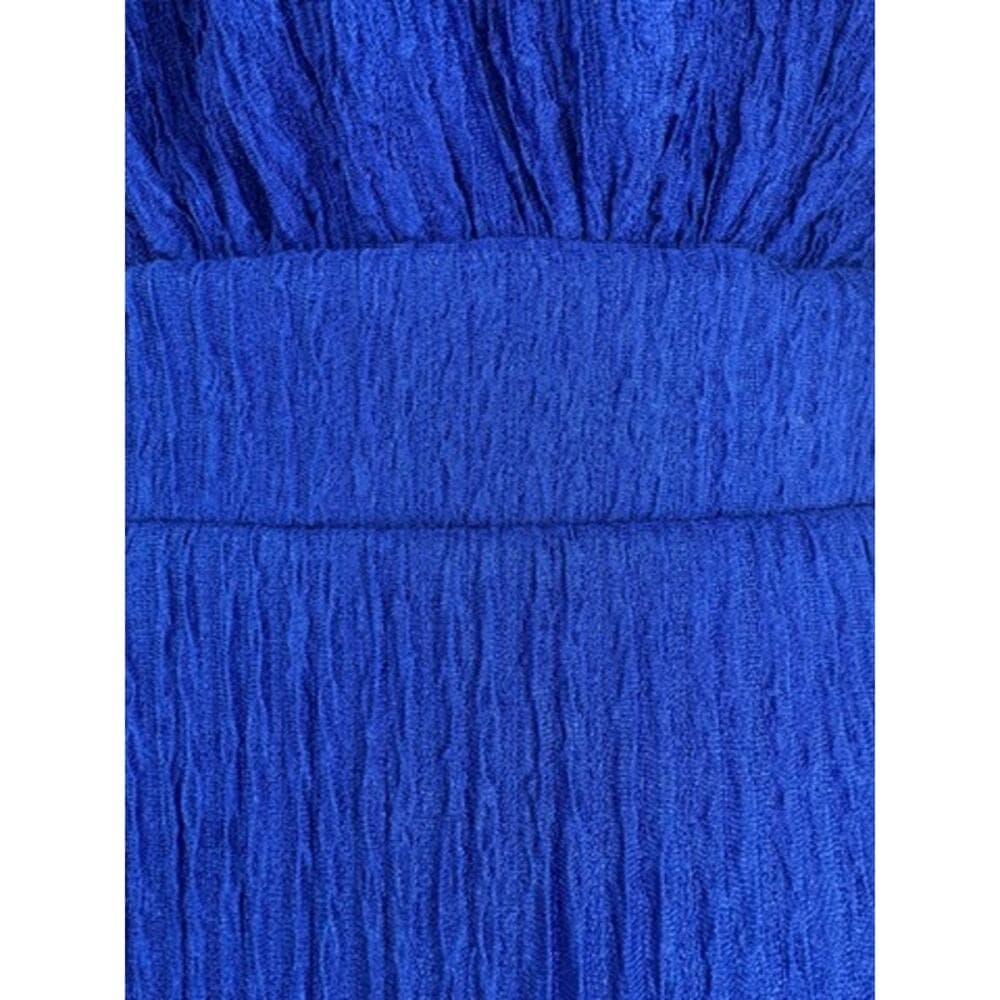 404. Windsor Blue Halter Cutout Wide Leg Jumpsuit Size S NWT - Thumbnail 7