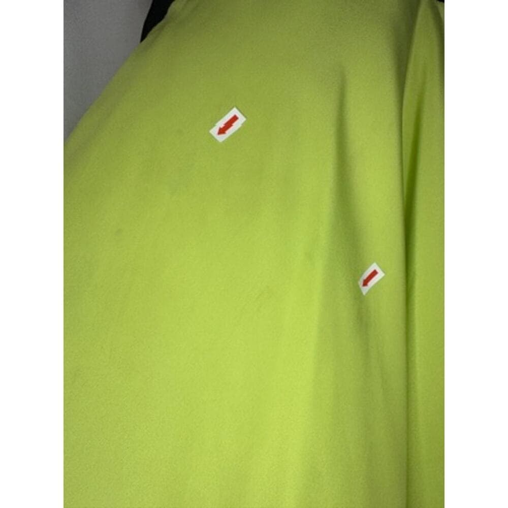 397. Guess by Marciano Black & Neon Green Cutout Fit & Flare Dress Size 2 - Thumbnail 6