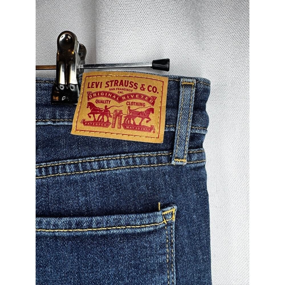 388. Levi's 711 Skinny Distressed Jeans Size 25 - Thumbnail 3