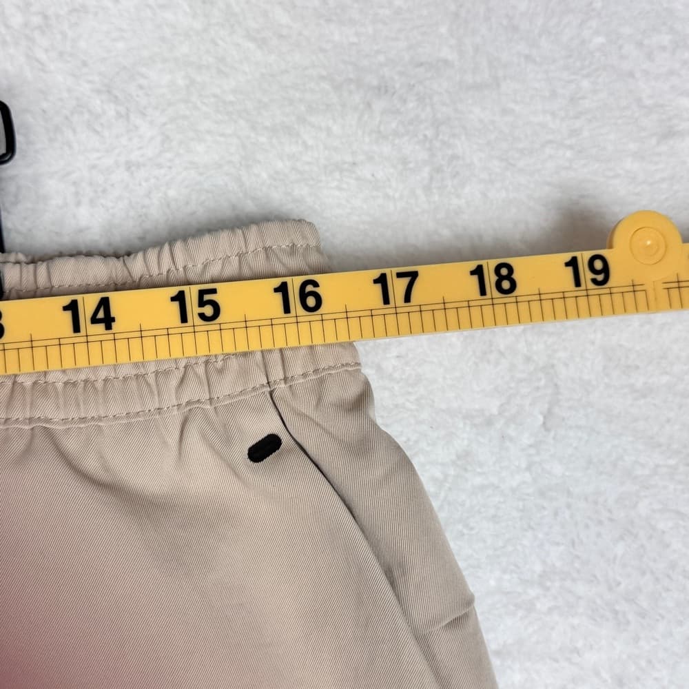293. Nike Dri-Fit Utility Jogger Pants Beige Black Logo Size L - Thumbnail 7
