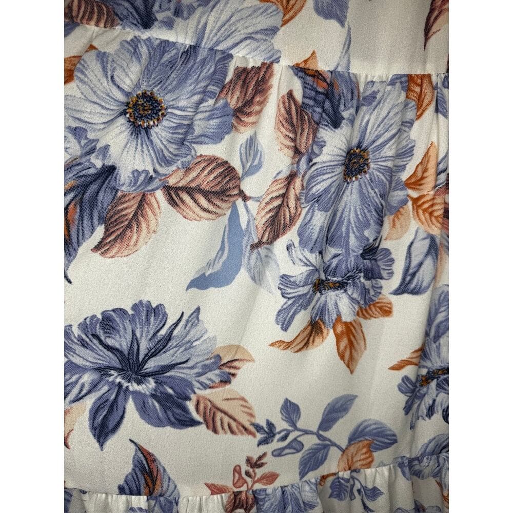 391. Japna Floral Halter Maxi Dress Size S EUC - Thumbnail 6