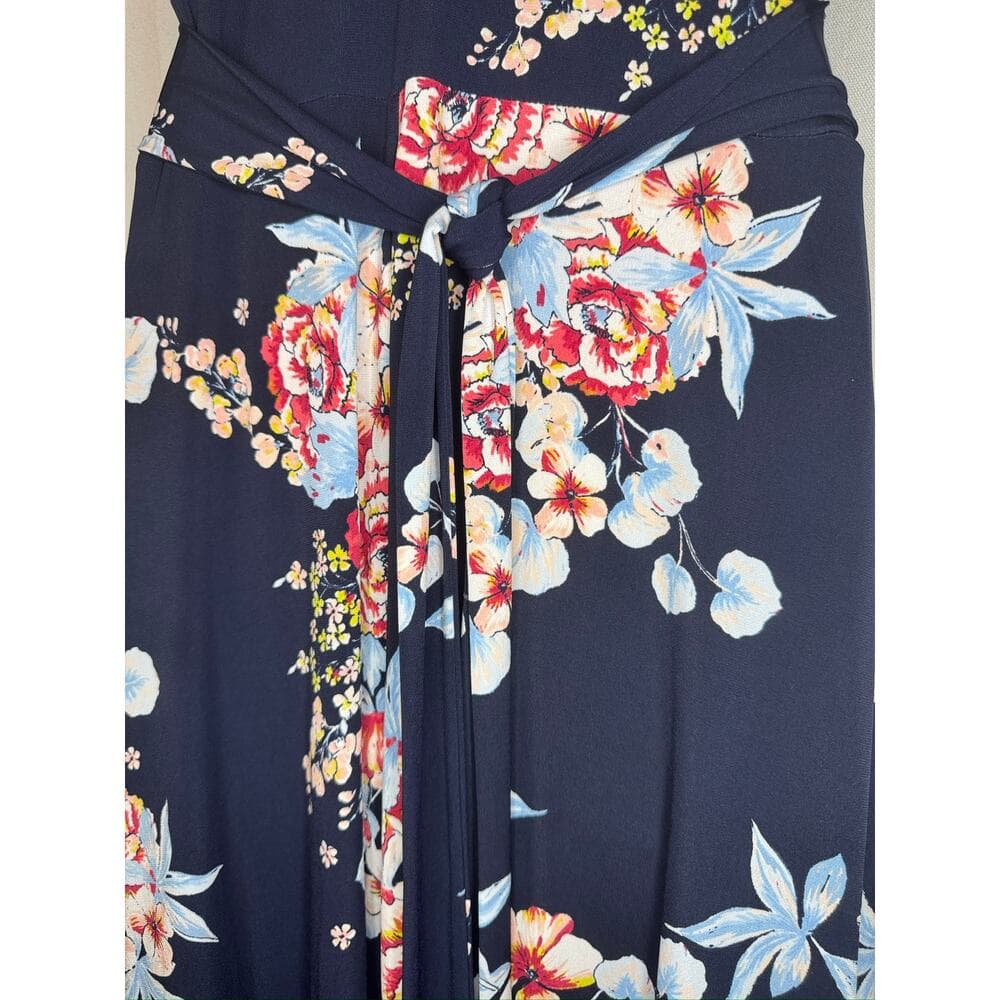 394. New York & Company Floral Halter Maxi Dress Size XS - Thumbnail 6